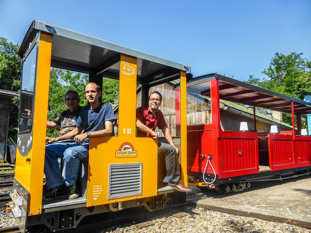 Würth und die Liliputbahn im Wiener Prater