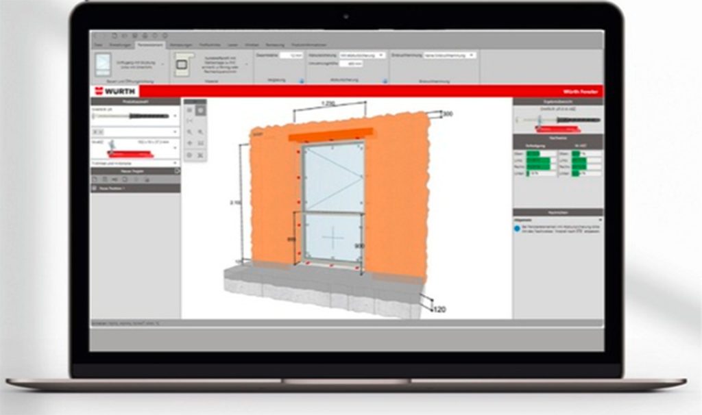 Fenstersoftware, Fenstermontage, Fensterbefestigung