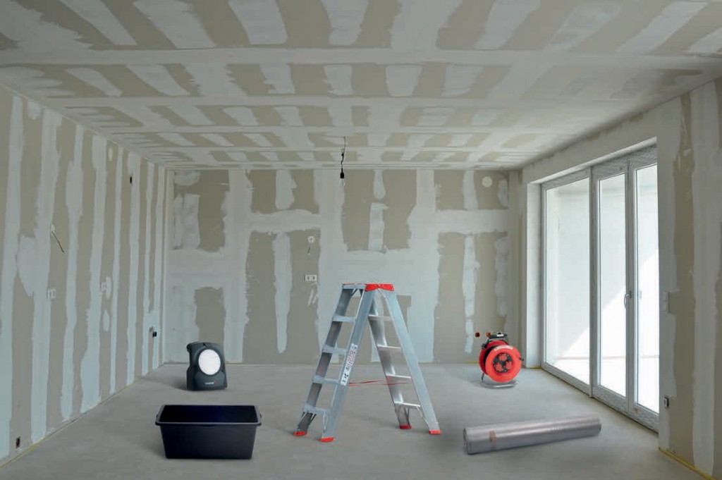 Vorbereitung Baustelle Trockenbau