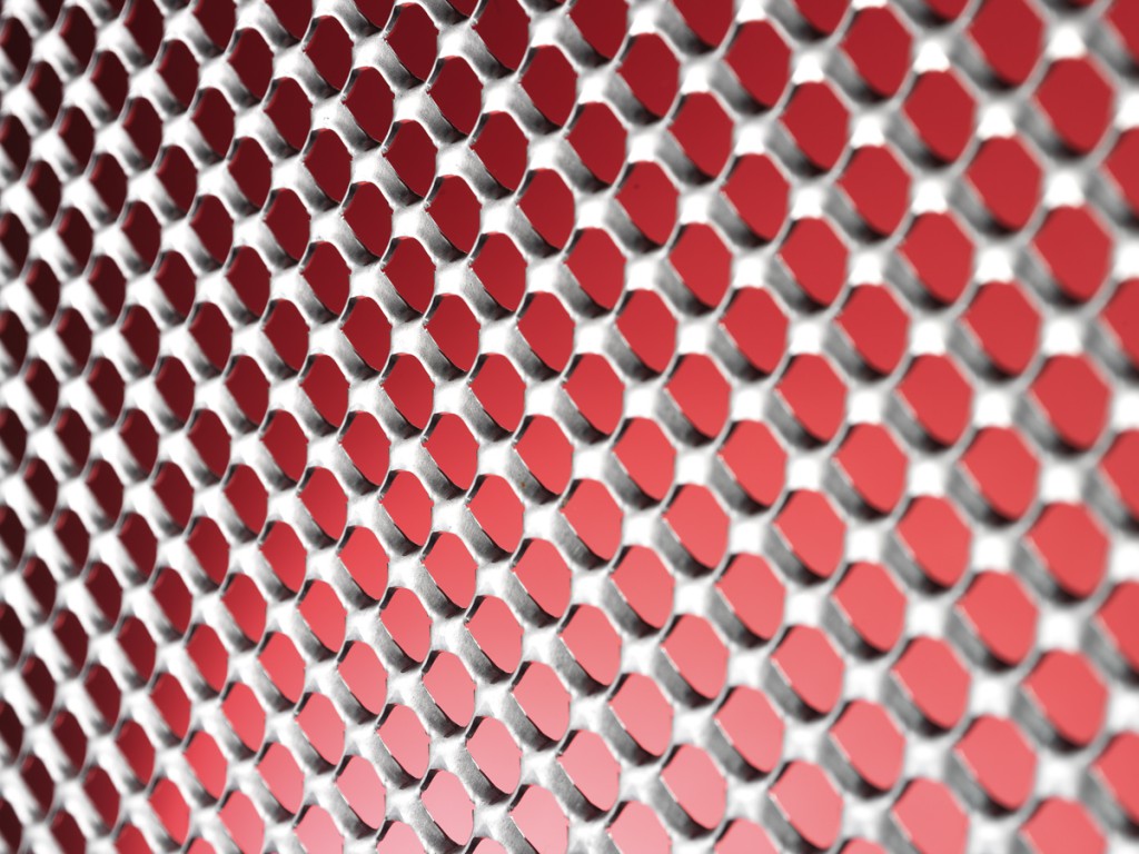 Streckmetall rot