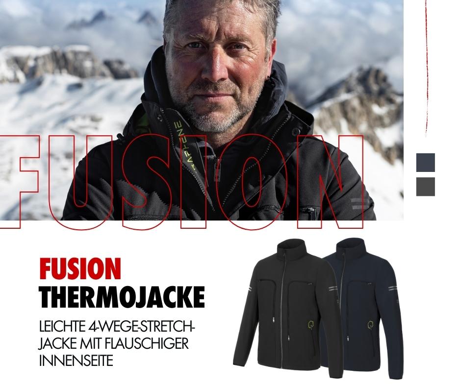 Leichte 4-Wege-Stretch-Übergangsjacke Fusion Thermojacke
