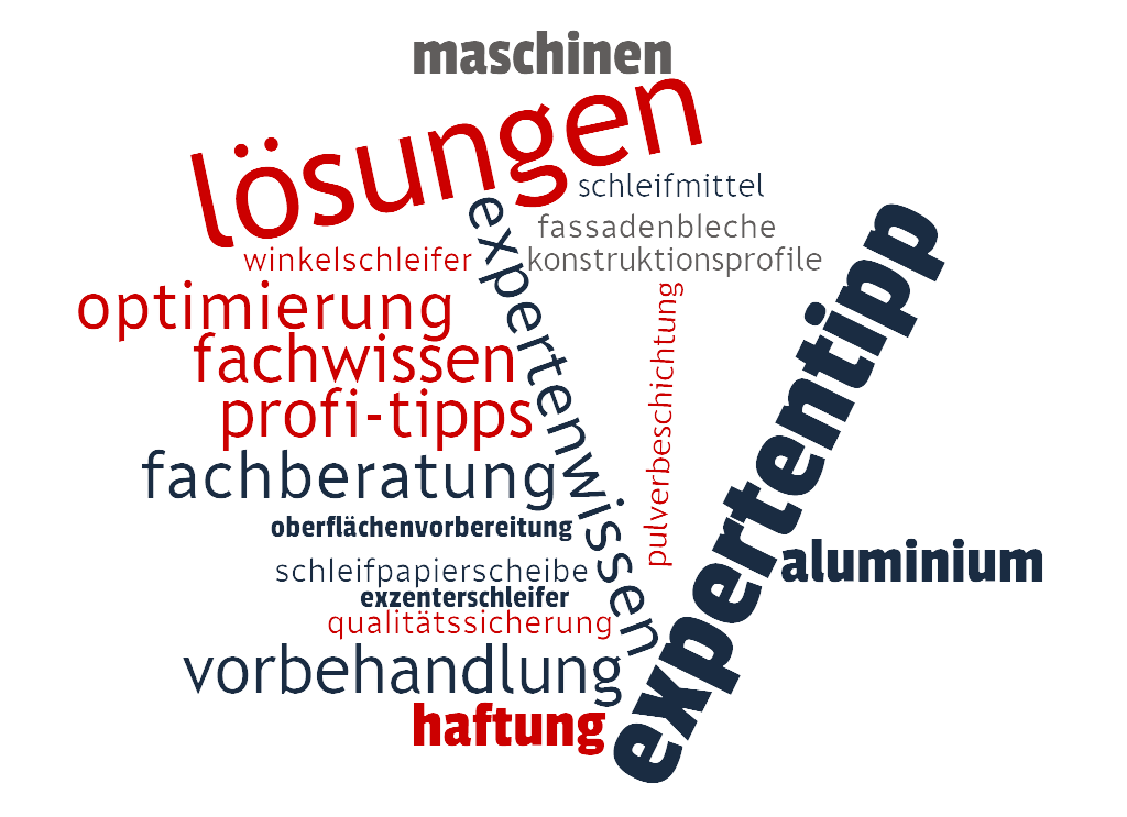 # Expertentipp #Vorbehandlung #Aluminium #Konstruktionsprofile #Fassadenbleche #Pulverbeschichtung #Oberflächenvorbereitung #Qualitätssicherung #Fachwissen #Lösungen #Optimierung #Profi-Tipps #Expertenwissen #Haftung #Fachberatung #Maschine #Schleifmittel #Winkelschleifer #Exzenterschleifer #Schleifpapierscheibe