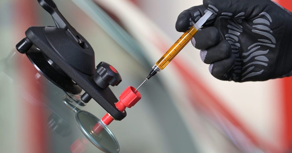 7 Füllharz eingeben