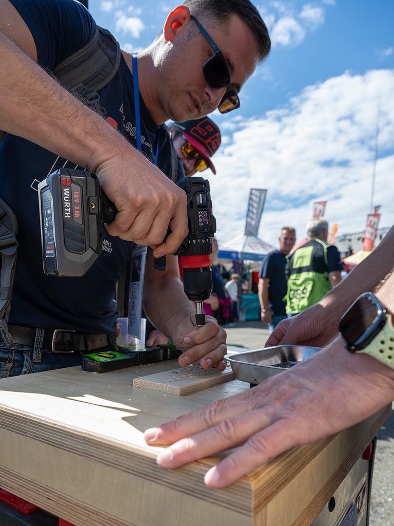 Schraubendreher Challenge beim Würth Truck am Rennwochenende bei der MotoGP™ 2026 am Red Bull Ring