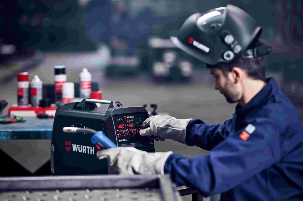 Schweissen mit Würth, Arbeitsschutz