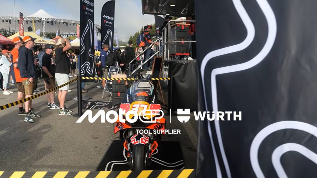 Würth ist offizieller Tool Supplier der MotoGP™ und offizieller Werkzeug-Partner von Red Bull KTM Factory Racing.